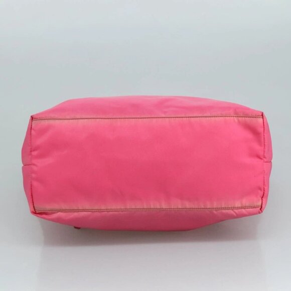 PRADA Tote Bag Nylon Pink Silver Auth 111353 - Picture 5 of 16